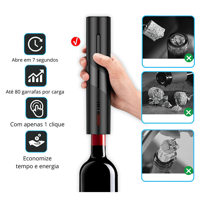 Super Abridor Automático de Vinhos Smart - Minha loja